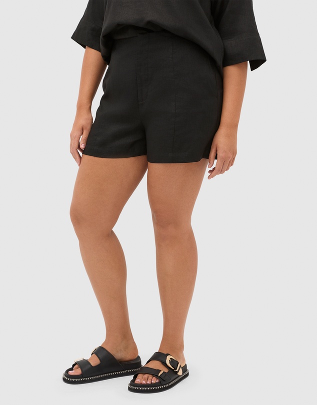 Seed Heritage - Core Linen High Rise Short