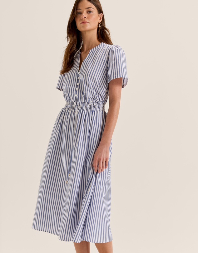 Review - Capri Stripe Midi Dress