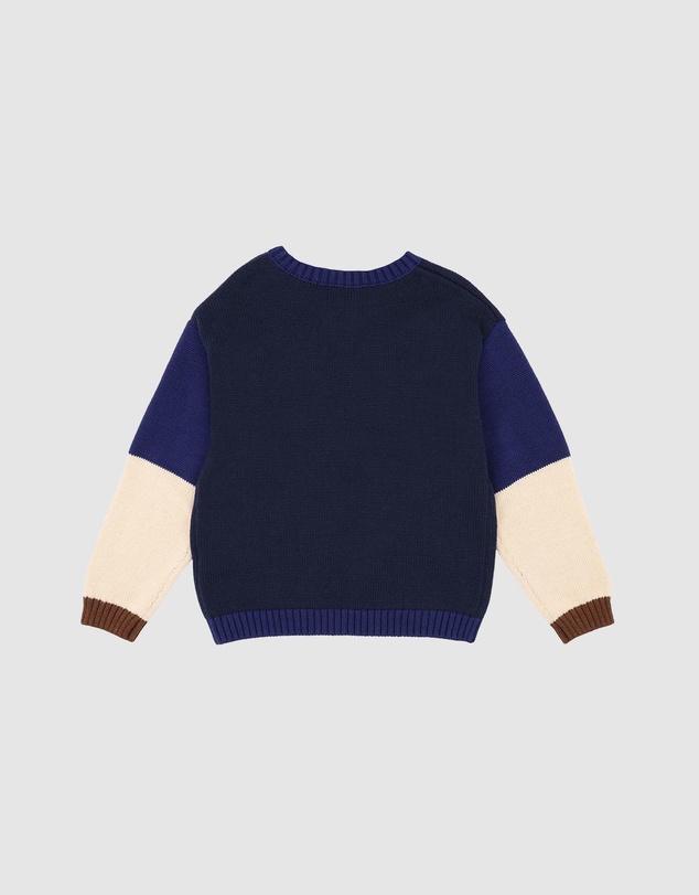 Bebe by Minihaha - Jake Block Knitted Jumper - Kids