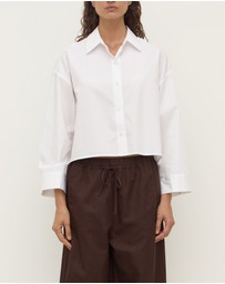 Assembly Label - Aurora Cropped Cotton Poplin Shirt
