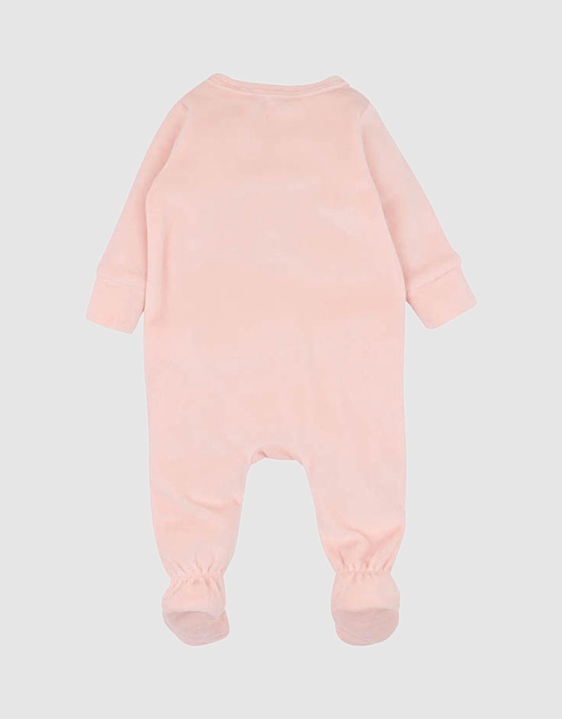 Bebe by Minihaha - Fern Velour Embroidered Zip Onesie - Babies