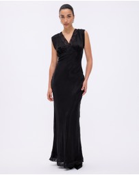 Minima Esenciales - Rosalie Lace Detail Midi Dress