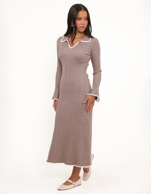 Petal & Pup - Avara Midi Dress - Brown