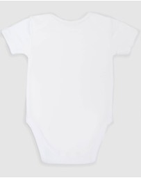 B Free Intimate Apparel - 100% Organic Cotton Short Sleeve Baby Bodysuit - Baby & Toddler