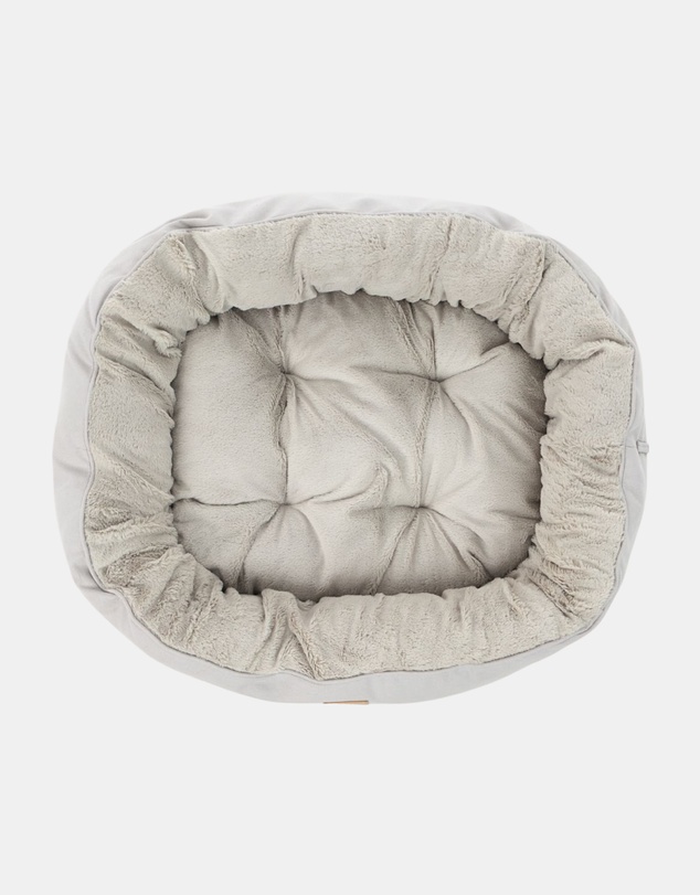 Mog & Bone - 4 Seasons Reversible Circular Dog Bed - Grey