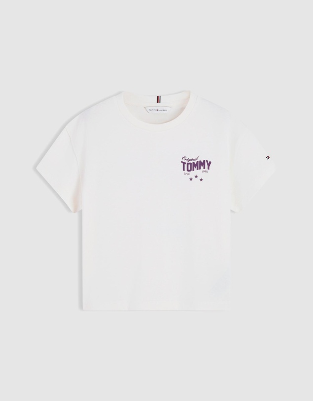 Tommy Hilfiger - Back Skyline Photo Print Relaxed T-Shirt - Teens