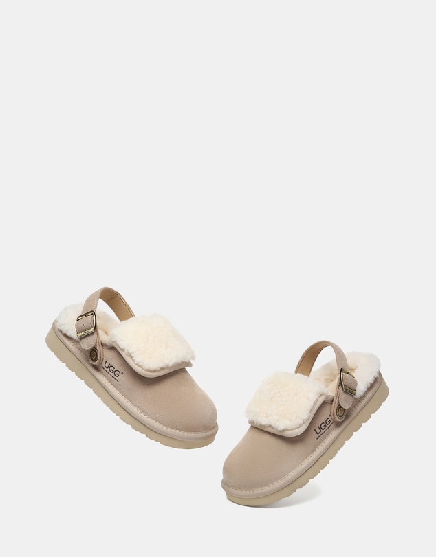 EVERAU - Australian Shepherd Ugg Tenley Cow Suede Upper House Shoes