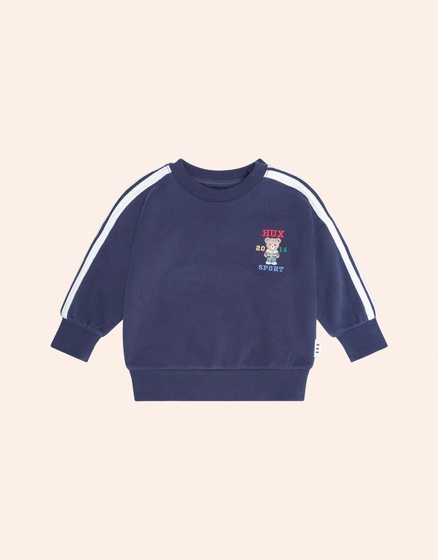 Huxbaby - Hux Sport Sporty Stripe Sweatshirt - Babies-Teens