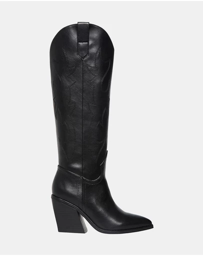 Steve Madden - Arizona Black Paris Boots