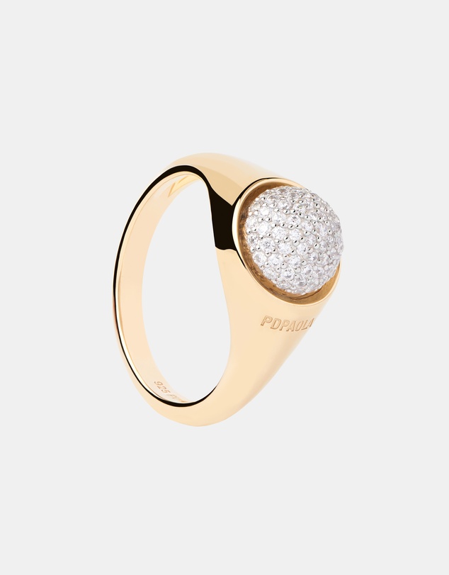 PDPAOLA - Pave Moon Ring