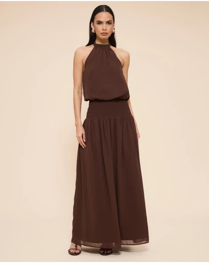 CHANCERY - Briar Halter Maxi Dress