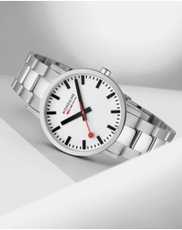 Mondaine - Mondaine Classic Silver Stainless Steel 40mm Watch