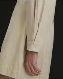 AERE - Silas Cotton Twill Mini Dress