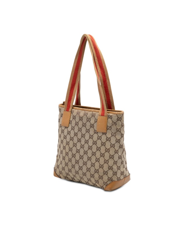 Pre-Loved by Azura Reborn - Pre-Loved GG Canvas Web Shoulder Bag