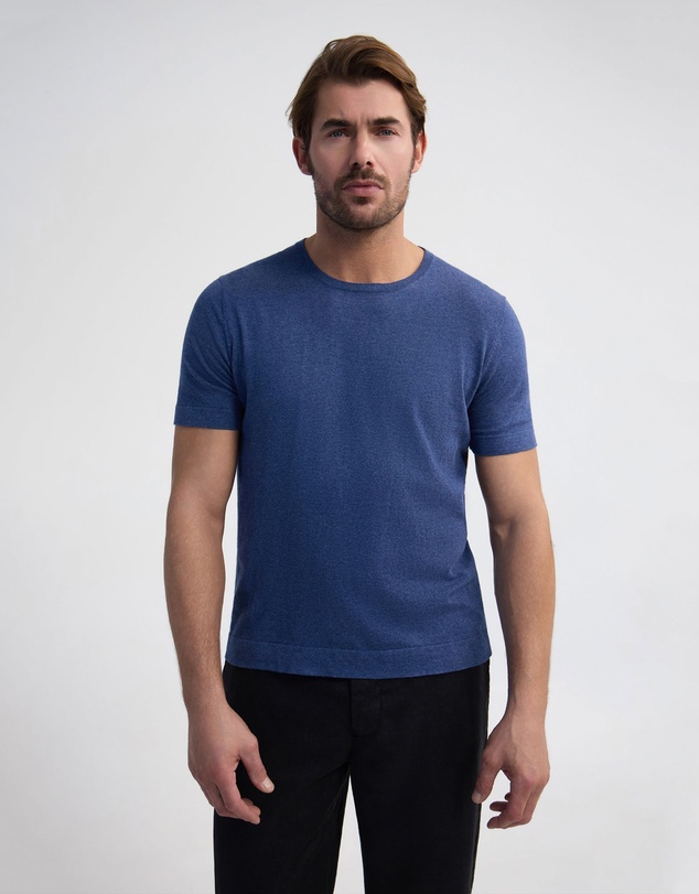 Oxford - Theodore Crew Neck Knitted T-Shirt