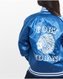 Vintage by The Real Deal - Pre Loved - Vintage 80s Fort Indians Satin Bomber Jacket