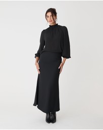 Forcast - Hailey Frill Neck Blouse