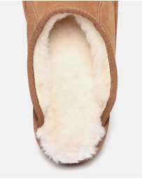 EVERAU - Australian Shepherd Ugg Bred Slipper Cow Suede Upper House Shoes