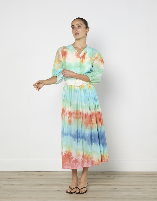 Cirkular - Pre-Loved - Luuda Tie Dye Midi Dress