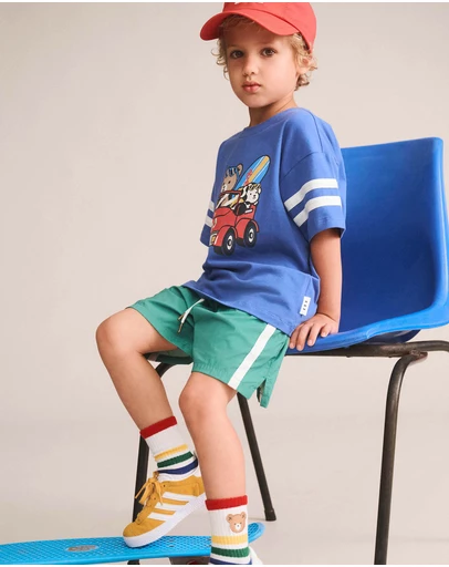 Huxbaby - Beach Buggy Sporty Slouchy Tee - Babies-Kids