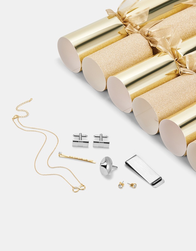 Mestige - Sustainable Christmas Crackers – Gifts Embellished with crystals by Swarovski® - Gold Dust