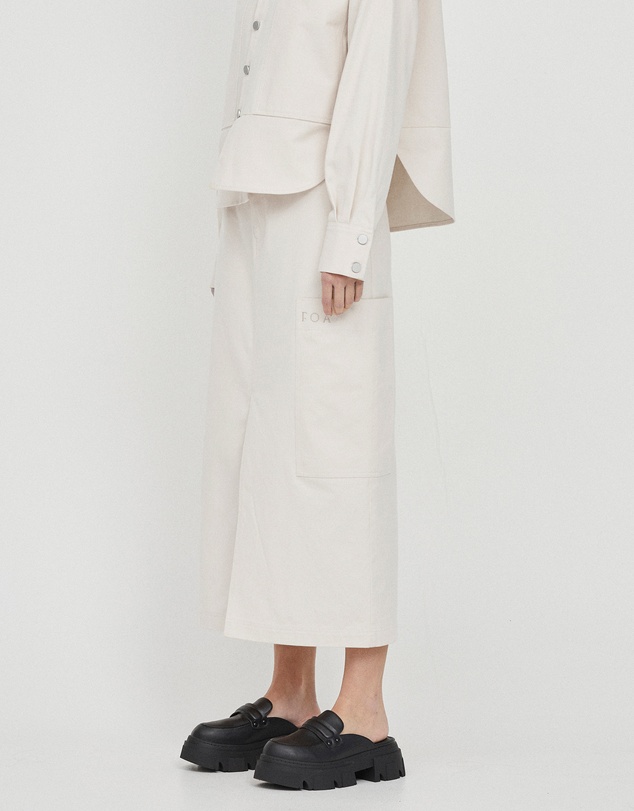 FRIEND of AUDREY - Cotton Drill Skirt