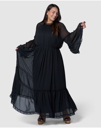 The Poetic Gypsy - Echoed Maxi Dress