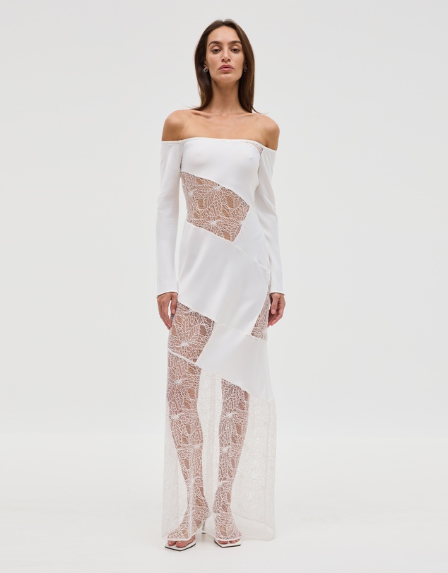 Third Form - Inhale Panel Off Shoulder Dress