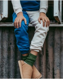 Olive & The Captain - Cobalt Cosy Block Track Pants