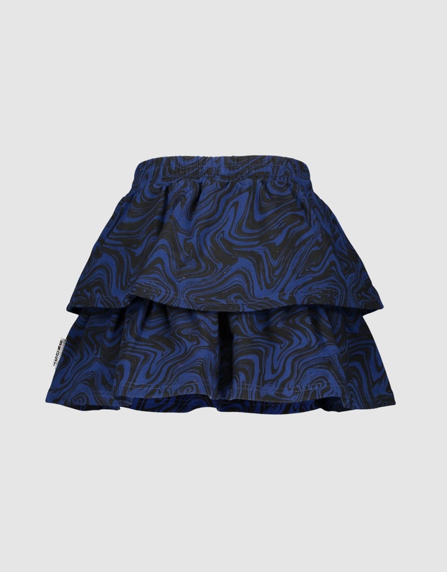 B.Nosy - Marble Print Frill Skirt - Kids-Teens