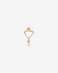 Michael Hill - Cultured Freshwater Pearl Floating Single Helix in 10kt Gold