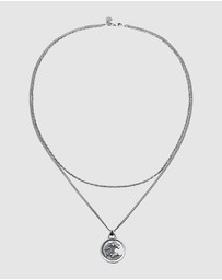 Haze & Glory - ICONIC EXCLUSIVE - Necklace Layer Coin Tide in 925 sterling silver