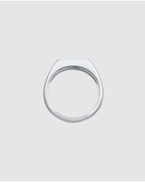 Kuzzoi - ICONIC EXCLUSIVE - Ring Men Signet in 925 Sterling Silver