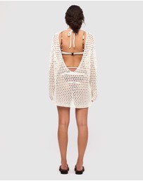 Zulu & Zephyr - Crochet Knit Tunic Dress