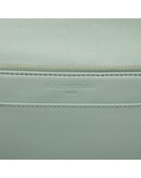Pre-Loved by Azura Reborn - Pre-Loved Leather Metal Plate City Wallet on Chain
