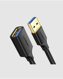 Ugreen - UGreen USB 3.0 A Male to Female Extension Cable 1.5m Black