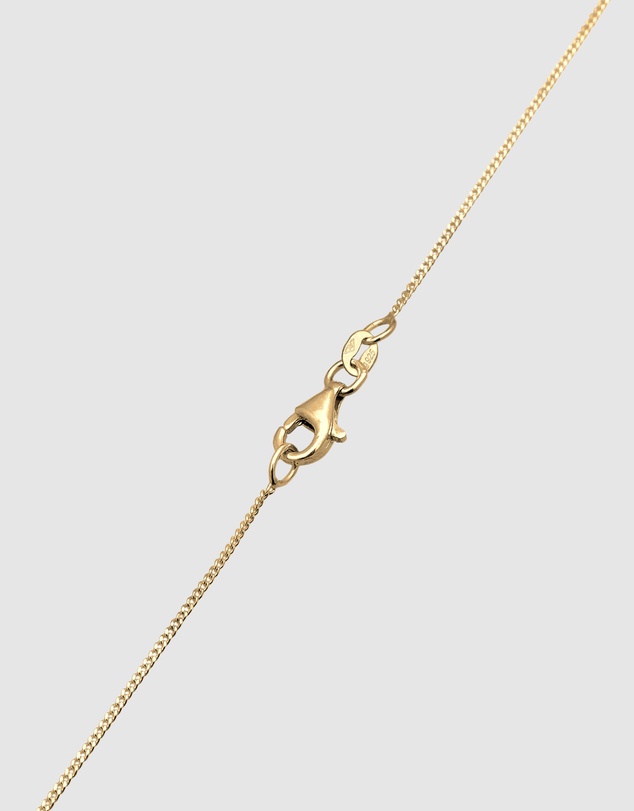 Elli Jewelry - Necklace Crystal Oval 925 Sterling Silver Gold-Plated