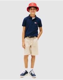 Tommy Hilfiger - Boys Regular Fit Wavy Flag Polo Shirt - Teens