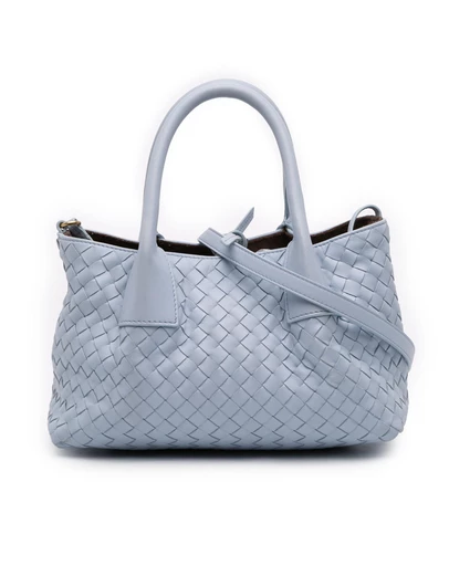 Pre-Loved by Azura Reborn - Pre-Loved Small Calfskin Intrecciato Pinacoteca Tote