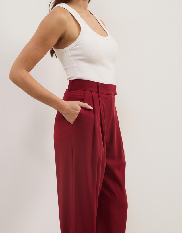Atmos&Here - Ellie Pleated Wide Leg Pants