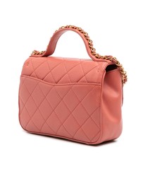 Pre-Loved by Azura Reborn - Pre-Loved Quilted Lambskin Chain Infinity Top Handle Bag
