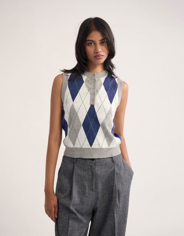 Oxford - Carina Argyle Vest