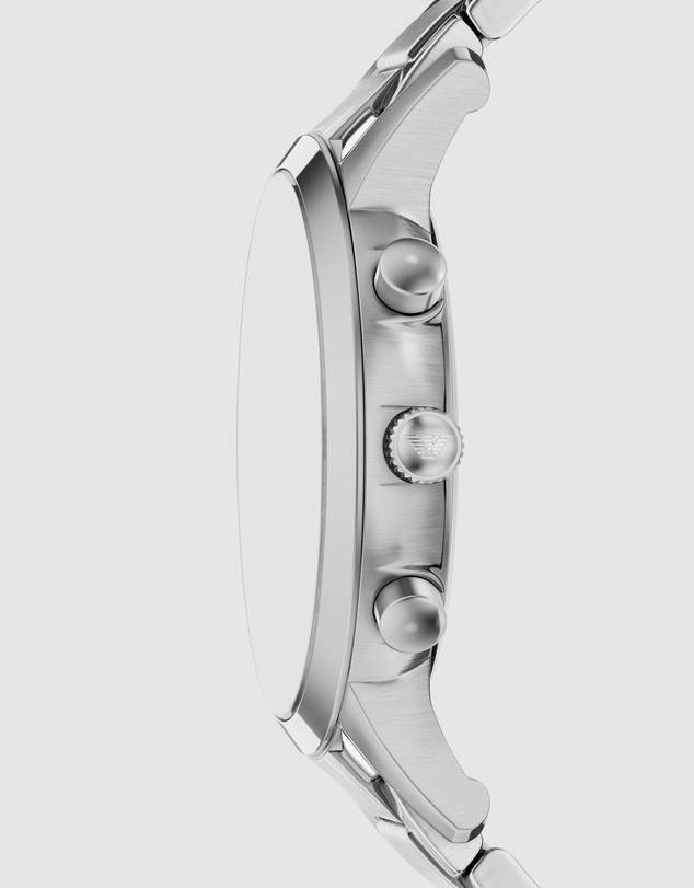 Emporio Armani - Silver Tone Chronograph Watch