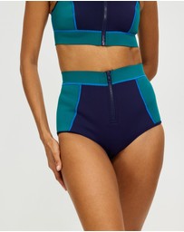 Duskii - High Waist Zip Bottoms
