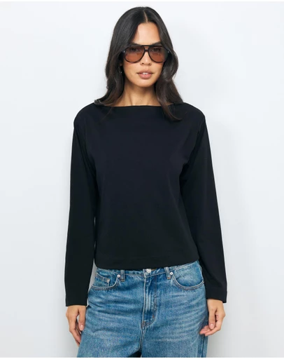 AERE - Boat Neck T-Shirt