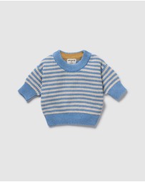 Wilson & Frenchy - Organic Knitted Stripe Jumper - Babies