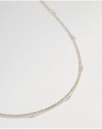 Lovisa - Silver Diamante Cupchain Waist Chain