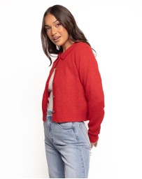 Petal & Pup - Naya Collar Cardigan - Red