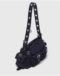 Maje - Miss M Pockets Denim Handbag