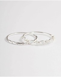 Lovisa - Sterling Silver Marquise Ring Pack